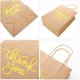thumbnail image 3 of 24 bolsas de papel con asas - Bolsa de papel kraft con fuente de agradecimiento. Para fiestas. WD.WDQZL Hogar, 3 of 5