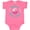 Hot Pink, variant on Inktastic Daddys First Mate (girl) Girls Baby Bodysuit