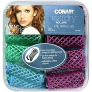Conair Fast Dry Soft Plastic Rollers, 20 Pack