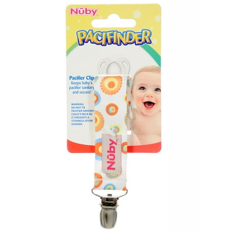 Nuby Pacifinder Ribbon Pacifier Clip