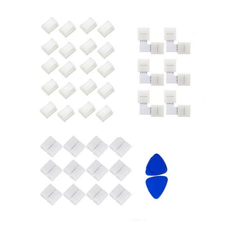 

Labakihah led lights for bedroom LED Multicolor Strip Connectors Set 12V-24V Strip For SMD Light 5050 LED LED light headlamp