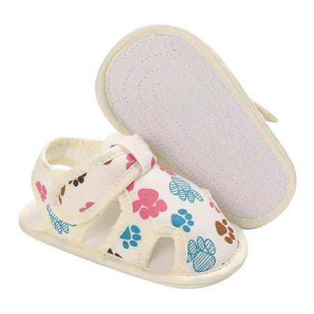 

Binmer Toddler Baby Girls And Boys Cute Sandals Printed Soft Sole Cutout Sandals
