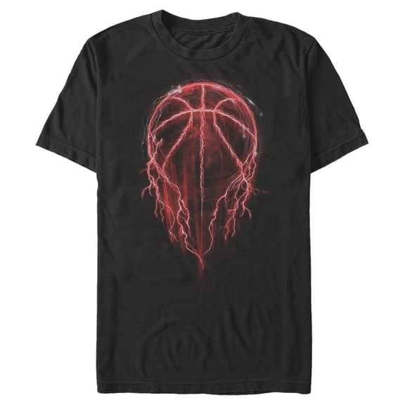 Men's Lost Gods Lightning Basketball Graphic Tee Black Large