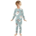 thumbnail image 7 of Boys Pajamas Girls Pajama Many Santa Clauses Cute Comfortable Cotton Two-piece Pajama Set, 7 of 7
