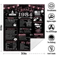 thumbnail image 7 of Yibo 60th Birthday Gifts for Women Blanket Flannel Soft and Comfortable Anti-static Bed Sofa Blanket, 7 of 7