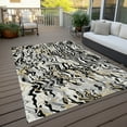 thumbnail image 6 of Addison Rugs Chantille Indoor/Outdoor Transitional Swirls Black Washable Rectangle Rug, 5' x 7'6", 6 of 6