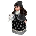 thumbnail image 1 of Muñeca de cerámica para niña, muñeca de de 40 cm de altura, adorno realista, juguete, figura de regalo para modelo de casa de muñecas., 1 of 8