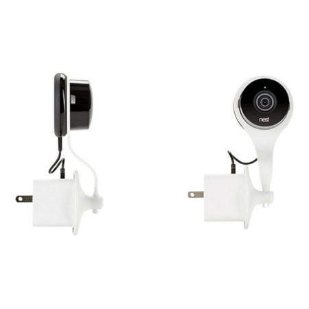 Wasserstein - 360° Swivel AC Outlet Mount for Nest Cam and Dropcam PRO Security Cameras - White