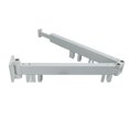thumbnail image 3 of Laundry Drying Rack, Wall Mounted Clothes Hanger, Retractable Clothes Drying Rack, Folding Clothes Hanger Rack, Laundry Rack with Bendable Design for Balcony Bathroom, 3 of 7