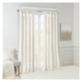 thumbnail image 3 of Tab Lined Window Curtain Panel Pair White 2-PK 50x84", 3 of 9