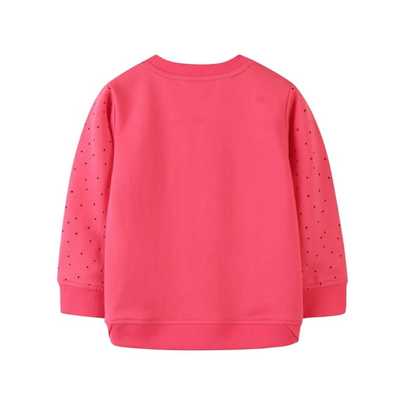 Zshosam Toddler Sweatshirt Toddler Baby Girl Boy Sweatshirt Long Sleeve Shirt Crewneck Sweater Top Fall, Red 4-5 Years