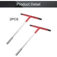 thumbnail image 4 of HUGFEGWE Rubber Coated T Handle 9mm Hex Hexagon Socket Wrench Spanner Tool 2 pcs CJB91-23727, 4 of 8