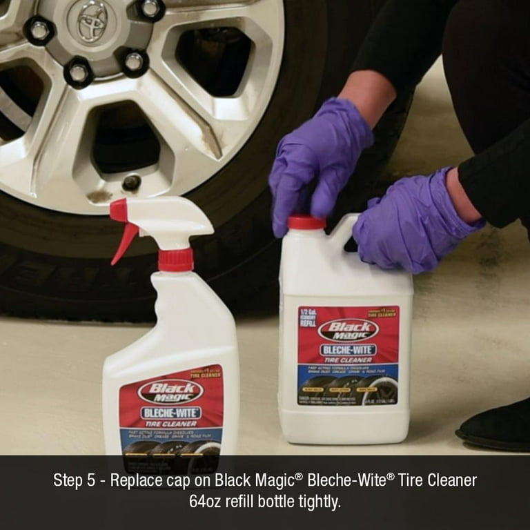 Black Magic Bleche Wite Tire Cleaner (64 oz.)