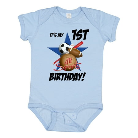 

Inktastic 1st Birthday All Stars Gift Baby Boy Bodysuit