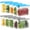 Multicolor, variant on IDEATECH 20Pack Reusable Bags Dishwasher Safe, Leakproof Reusable Freezer Bags, BPA Free Healthy Food Storage Contaizers Sandwich Snack Baggies for Lunch Travel(8 Gallon 6 Quart 6 Snack,Colored)