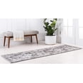 thumbnail image 4 of Unique Loom 3141300 3 Pi 3 Po x 19 Pi 8 Po Salle Garnier Sofia Runner Rug&44; Gris, 4 of 4