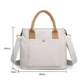 thumbnail image 4 of Canvas Crossbody Bags Large-capacity Shoulder Bag Crossbody Handbag for Shopping, 4 of 10