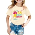 thumbnail image 1 of T-Shirts pour Petites Filles Mode Décontractée Imprimé Col Rond Manches Courtes Ample Vêtements pour Enfants Taille 6-7T, 1 of 4