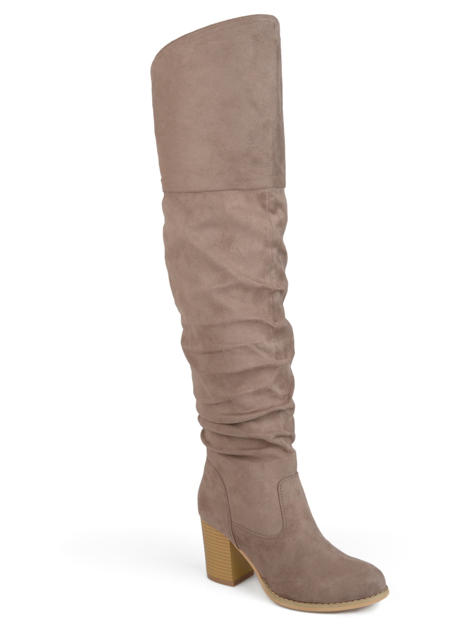 wide calf over the knee heels