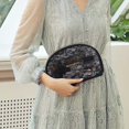 thumbnail image 3 of Simple Transparent Creative Lace Fashion Mesh Lipstick Case Storage Bag Cosmetic Bag Makeup Bag MIDDLE, 3 of 8
