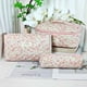 thumbnail image 5 of Pisexur Belleza Maquillaje Bolsa de cosméticos portátil acolchada de gran capacidad, bolsa de almacenamiento floral acolchada, bolsa de almacenamiento para artículos de tocpara mujeres y hombres, 5 of 5