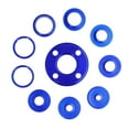 thumbnail image 4 of Router 10 Pieces Router Template Guide Bushing Aluminum Alloy Engraving Machine Axle Sleeve for Woodworking, 4 of 7