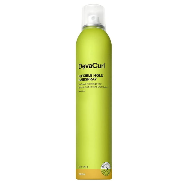 DevaCurl Laque à Cheveux à Tenue Flexible, Fini Sans Froissement, Brise Vive, 10 fl oz