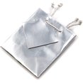 thumbnail image 2 of NicePackaging  10 Qty  Glossy Silver Metallic Paper Tote Gift Bags 3in x 2in x 3.5in  For Birthdays/Holidays/Parties/Gifts/Sales/Showers/Special Occasions  4 Sizes, 2 of 5