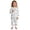 1-White, variant on LIIPEE Girls Pajamas Kids Cute Cartoon Graphic Print Long Sleeve Crew Neck Tees And Pants Sleepwear 2 Piece Set Comfortable Breathable Soft Fashion Nightwear,7-8 Years
