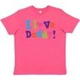 thumbnail image 3 of Inktastic I Love Daddy Girls Youth T-Shirt, 3 of 5
