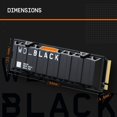 thumbnail image 2 of WD 500GB WD BLACK M.2 WD WDS500G1XHEWD, 2 of 6