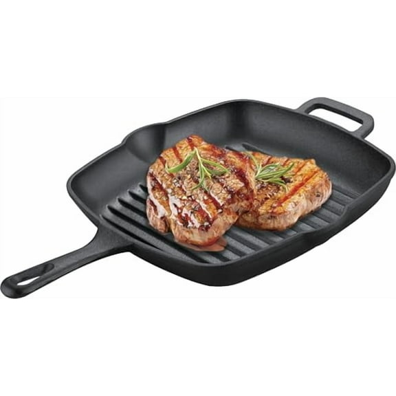 EUROSTAR 10.5" Cast Iron Grill Pan