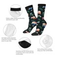 thumbnail image 4 of Balery Baby Sloths Sleeping Calcetas Largas con Estampado para Hombre y Mujer – Suaves y Transpirables, Talla Única (US 5-11), 4 of 6