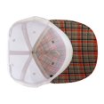thumbnail image 5 of Decky 6017 6 Panel Mid Profile Structured Plaid Trucker Hat-102/White, 5 of 5