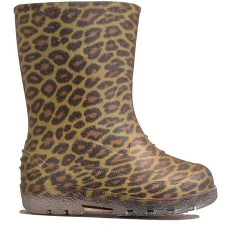 snow leopard rain boots