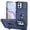 Blue, variant on Pozyie for Motorola Moto G Power 5G 2024 Case with Screen Protector and Sliding Camera Cover, Kickstand Military-Grade Drop-Proof Case, Blue