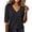 Black, variant on Qwertyu Sweater for Women Summer 2026 Short Sleeve V Neck Pullover Top Business Casual Knit Fall Clothes Purple M