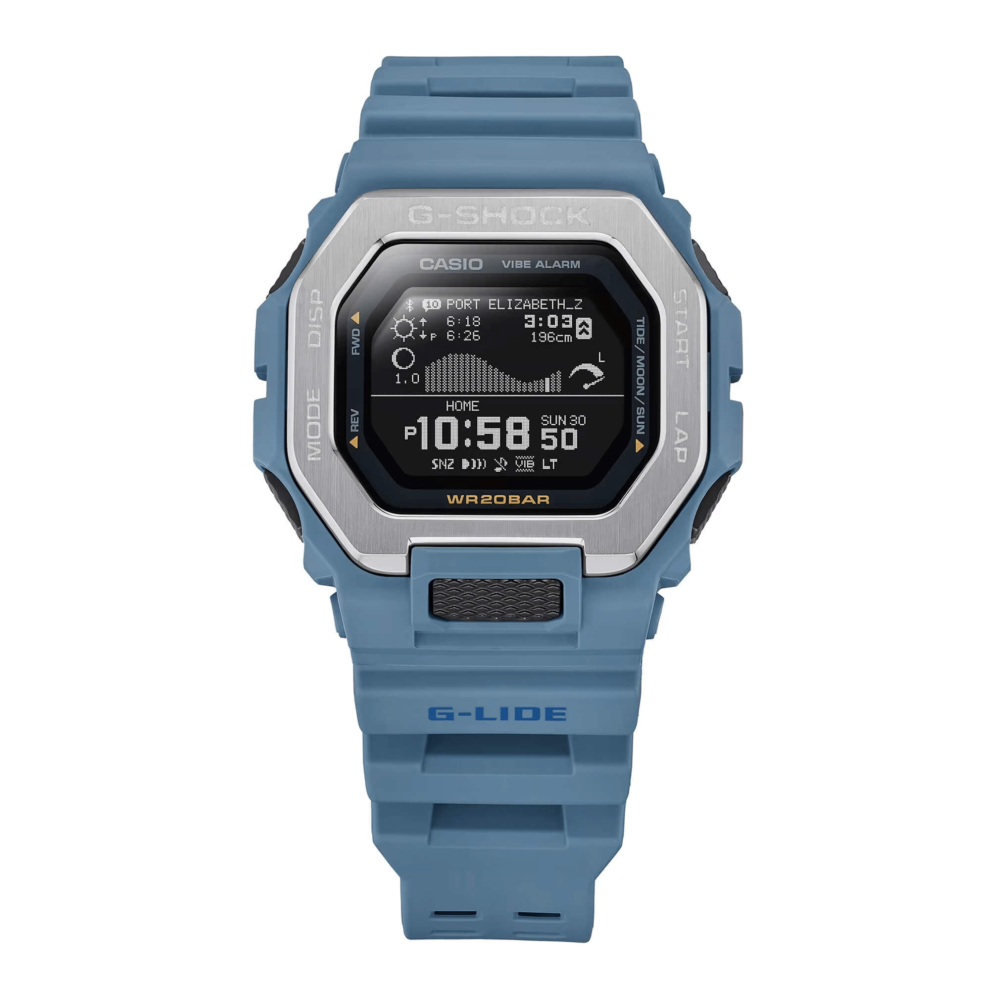 Casio G-Shock G-Lide Bluetooth Tide Graph Digital Mens Watch