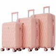 thumbnail image 1 of Ensemble de Bagages, Ensemble m-l-TG, Valise Coque Rigide ABS, Ensemble de Bagages durable, Valise avec Roues Pivotantes et Serrure, 1 of 2