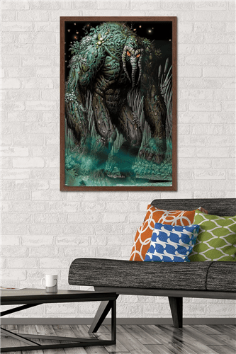 Marvel Comics: Man-Thing: Thunderbolts #154 Wall Poster, 22.375" x 34" Framed