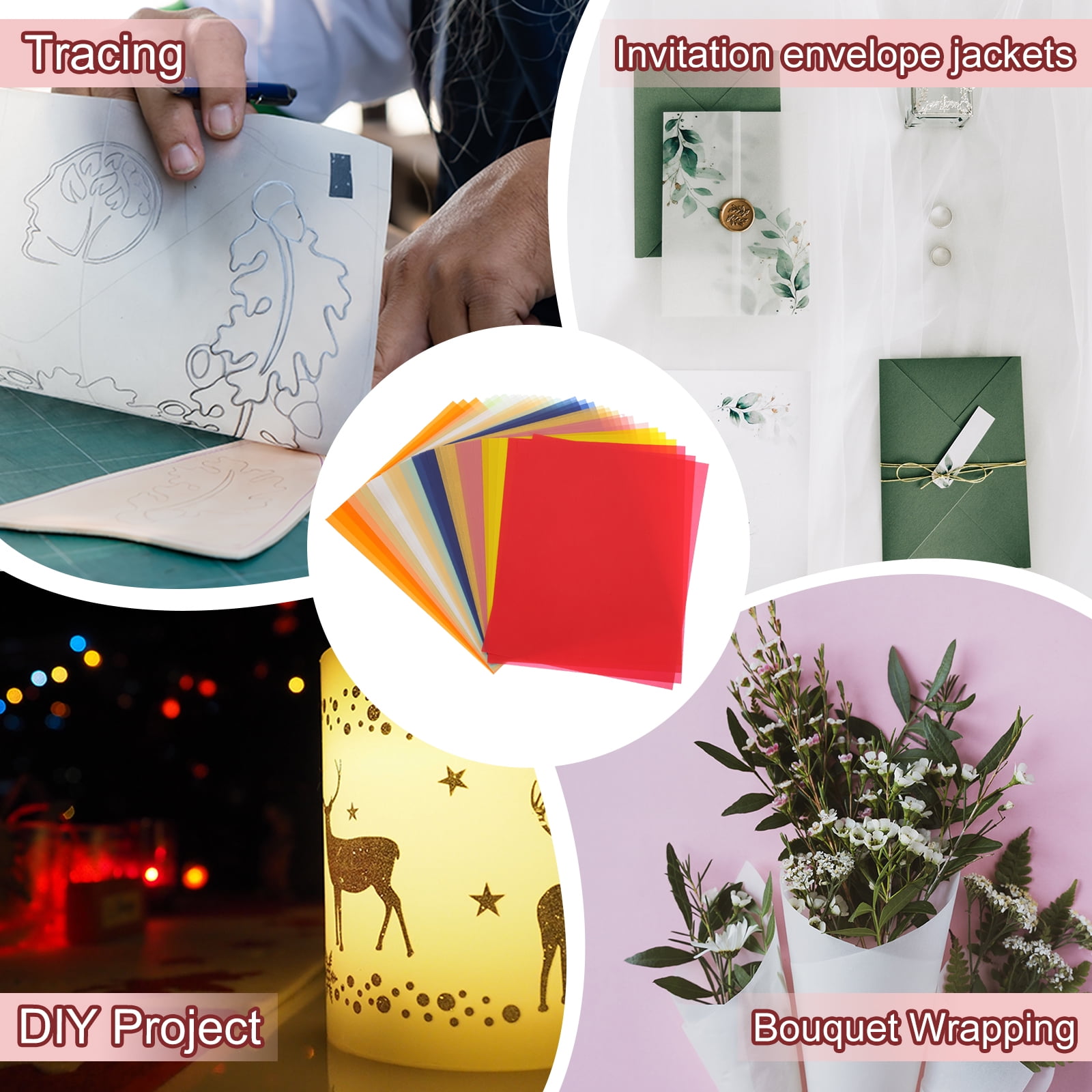 Crayola Tracng Paper 8 1/2" X 11", Transparent Vellum Paper For Tracng Pads, 150 Sheets