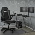 thumbnail image 2 of Aon Archeus Ergonomic Gaming Office Chair – Adjustable High-Back Gaming Seat w/ Lumbar Support, Plush Cushion & Flip-Up Armrests – Office & PC Gamer Chair – Black/Grey, 2 of 8