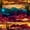 Color 1, variant on Western Peel and Stick Wallpaper Contemplative Desert View Stained Glass Sand Dunes Clouds Wall Mural 17.7in x 9.8ft Self Adhesive Removable Wall Paper Renter Friendly Wallpaper for Bedroom