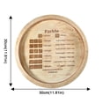 thumbnail image 3 of Plateau à dés Jeu de dés Classique 2 Ensembles avec 6 dés Perles Support de Jeu Familial Classique en Bois Produit, 3 of 4