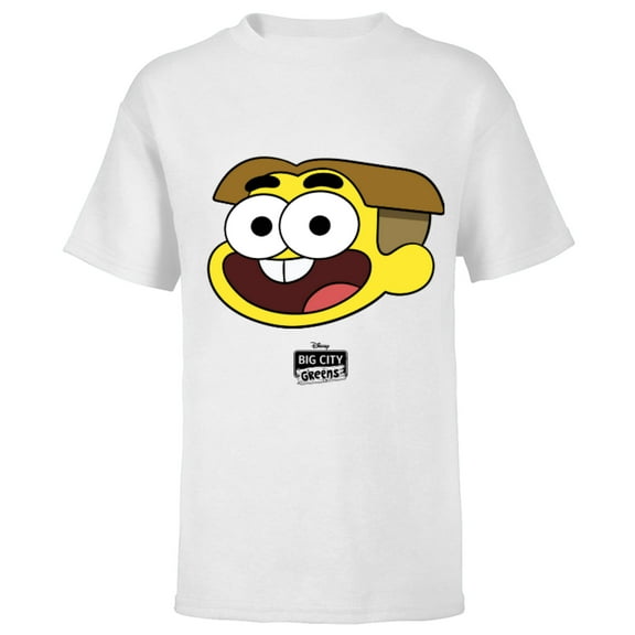 Disney Channel Big City Greens Cricket and Logo - Short Sleeve T-Shirt for Kids -Customized-White