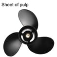 thumbnail image 3 of 1X Boat Propeller 9 1/4X9 for Mercury 9.9-20Hp Tohatsu Engine 9.9Hp/15Hp/18Hp Outboard Propellers Replacement/Accessories, 3 of 7