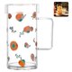 thumbnail image 5 of Bewildely 500ml / 700ml Taza linda ligera Taza de vidrio impresa con asa Taza para beber de oficina de gran capacidad Taza para beber refrigerada por aire Barra de herramientas Numero 5 Bewildely HA025872-05, 5 of 6