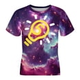 thumbnail image 2 of 5-Minute Crafts T-Shirt for Boys And Girls, Funny Kids Short Sleeve Shirts, 3D Print Novelty Graphic Tee Shirt, Comfortable Breathable Fabric, 2 of 9