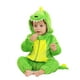 thumbnail image 1 of Disfraz de bebé Dream Cosplay con diseño de dinosaurio, mono de franela, 1 of 6