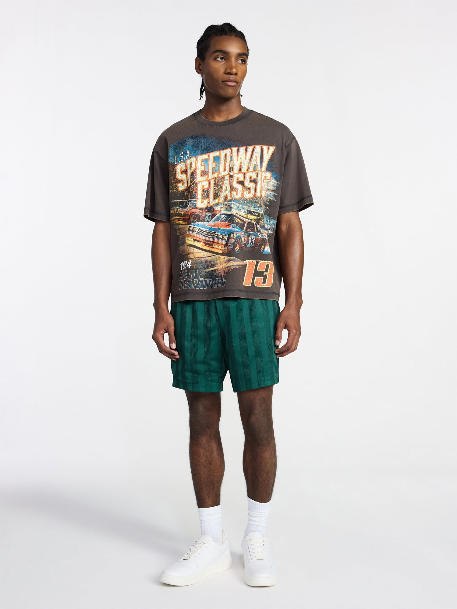 No Boundaries Mesh Shorts, 6.5" Inseam, Men's XS-5XL